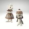 Gingerbread Mouse Figurine Set – 4" Resin Boy & Girl Christmas Decor-MTX66275